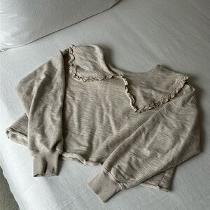 Collared crop top // Universal Threads